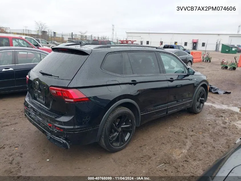 2023 Volkswagen Tiguan 2.0T Se R-Line Black VIN: 3VVCB7AX2PM074606 Lot: 40768099