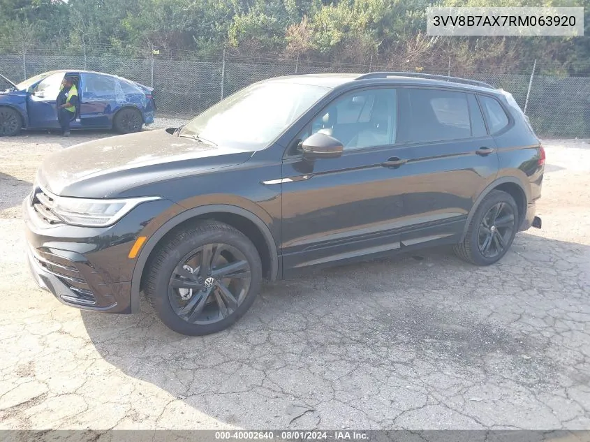 2024 Volkswagen Tiguan 2.0T Se R-Line Black VIN: 3VV8B7AX7RM063920 Lot: 40002640