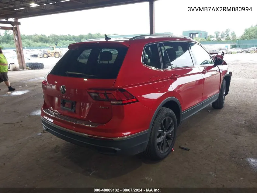 3VVMB7AX2RM080994 2024 Volkswagen Tiguan 2.0T Se