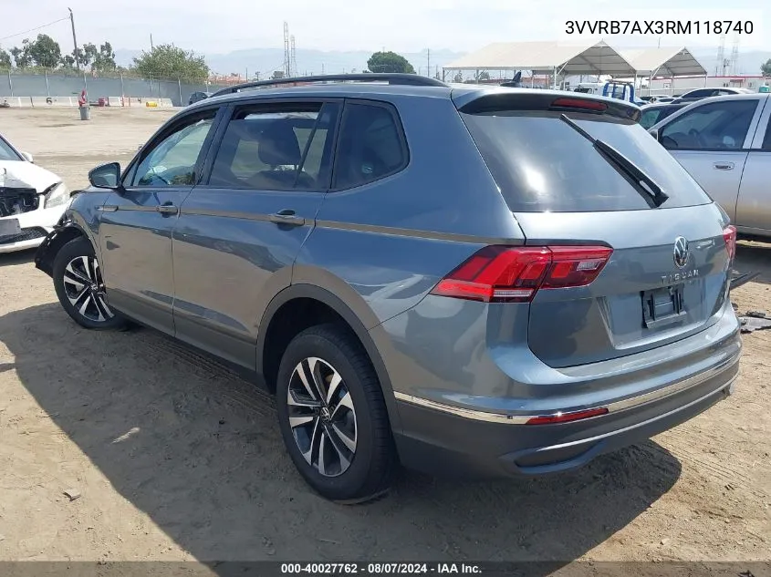 3VVRB7AX3RM118740 2024 Volkswagen Tiguan 2.0T S