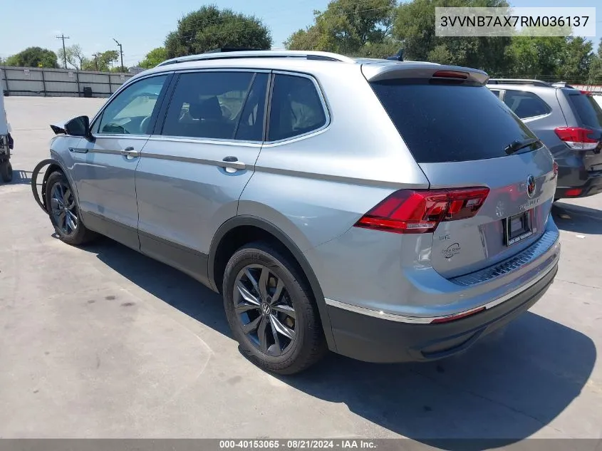 2024 Volkswagen Tiguan 2.0T Se VIN: 3VVNB7AX7RM036137 Lot: 40153065