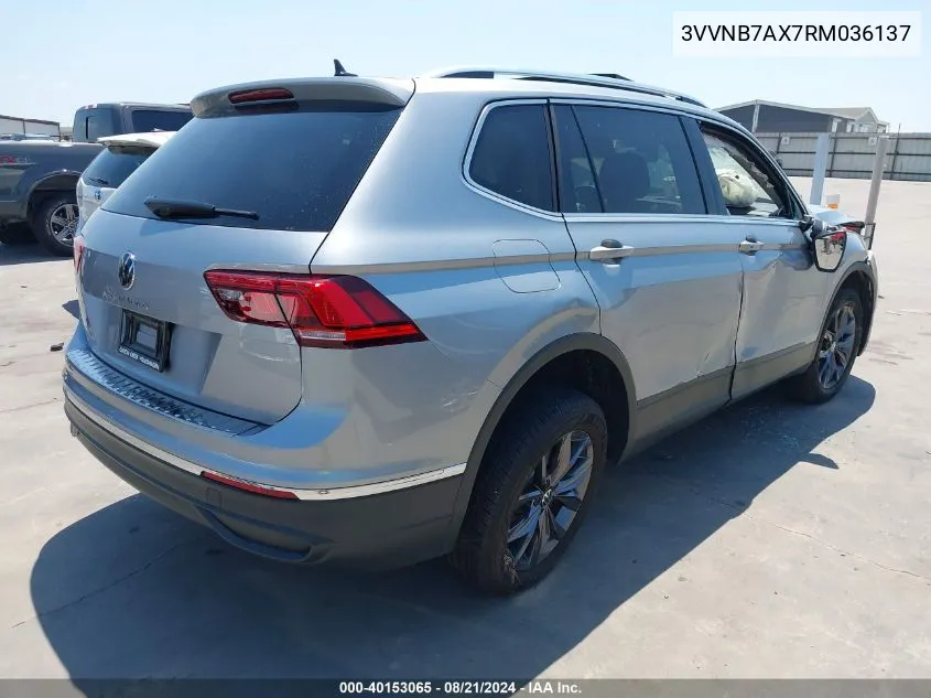 2024 Volkswagen Tiguan 2.0T Se VIN: 3VVNB7AX7RM036137 Lot: 40153065