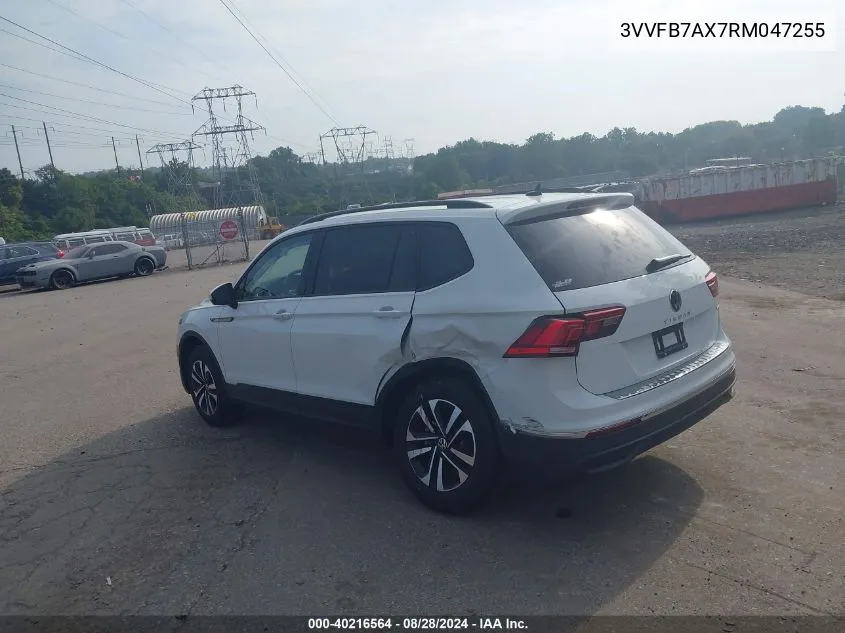 2024 Volkswagen Tiguan 2.0T S VIN: 3VVFB7AX7RM047255 Lot: 40216564