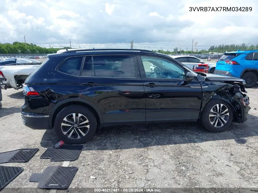 2024 Volkswagen Tiguan 2.0T S VIN: 3VVRB7AX7RM034289 Lot: 40217461