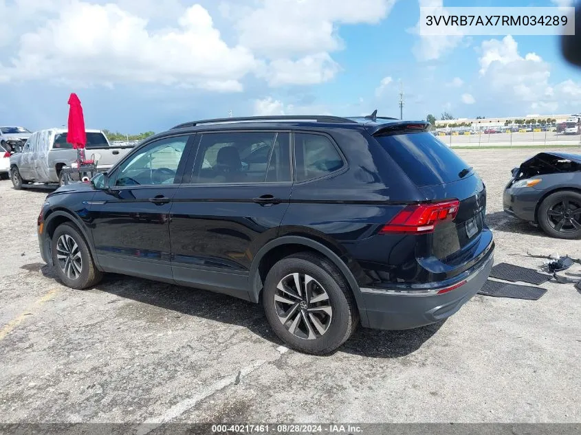 2024 Volkswagen Tiguan 2.0T S VIN: 3VVRB7AX7RM034289 Lot: 40217461