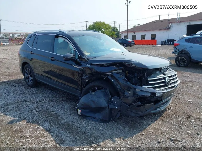 2024 Volkswagen Tiguan 2.0T Se VIN: 3VV2B7AXXRM006505 Lot: 40304022