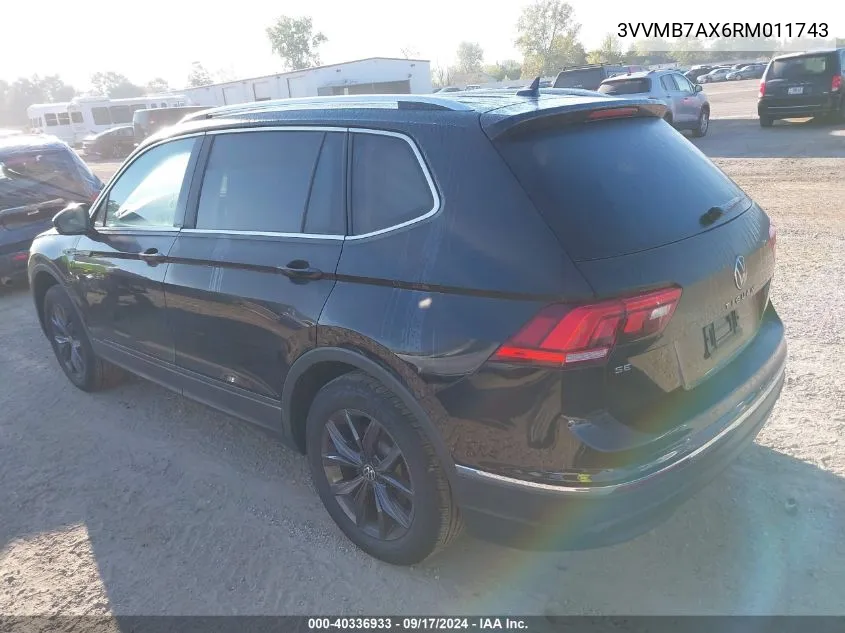 2024 Volkswagen Tiguan Se VIN: 3VVMB7AX6RM011743 Lot: 40336933