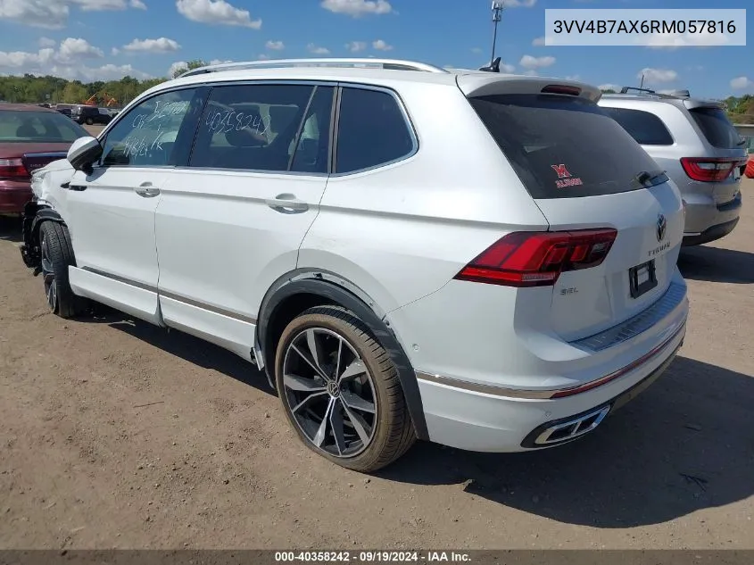 3VV4B7AX6RM057816 2024 Volkswagen Tiguan 2.0T Sel R-Line