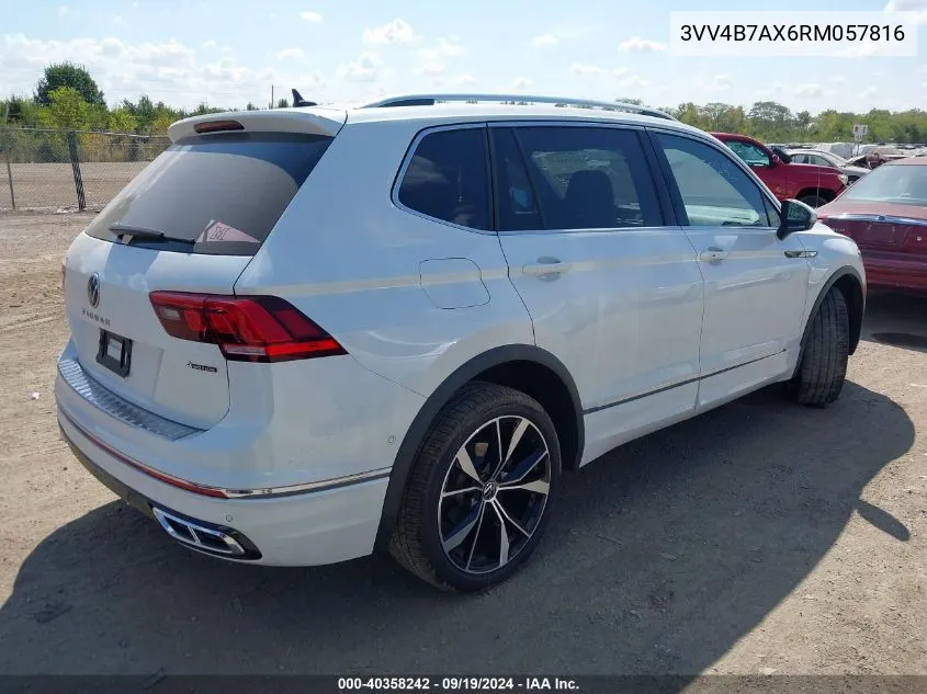 2024 Volkswagen Tiguan 2.0T Sel R-Line VIN: 3VV4B7AX6RM057816 Lot: 40358242