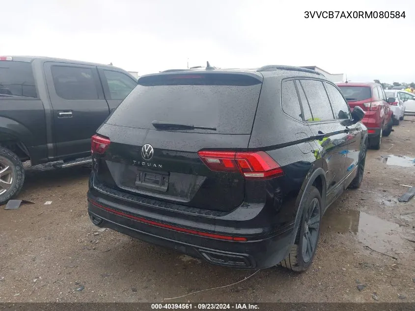 2024 Volkswagen Tiguan 2.0T Se R-Line Black VIN: 3VVCB7AX0RM080584 Lot: 40394561