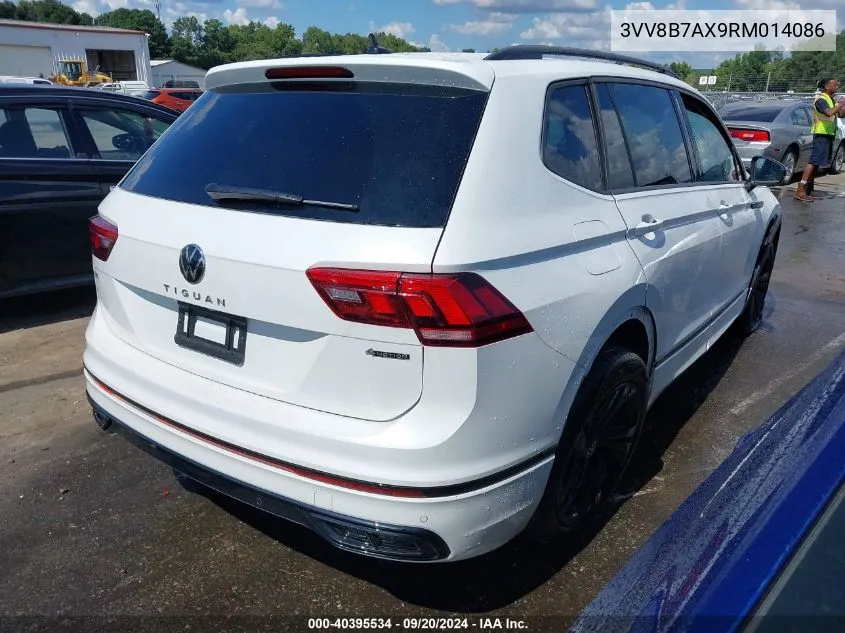 2024 Volkswagen Tiguan 2.0T Se R-Line Black VIN: 3VV8B7AX9RM014086 Lot: 40395534