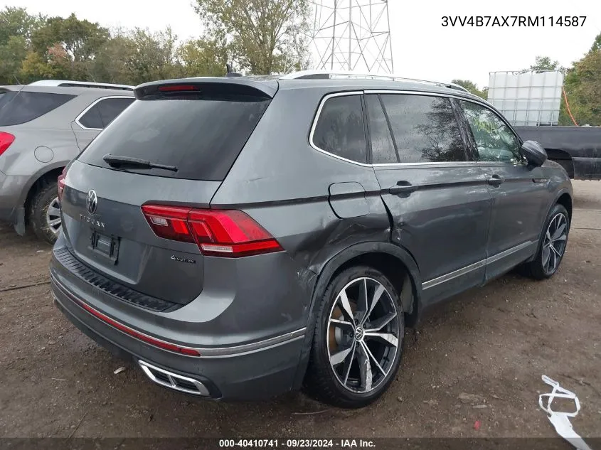 3VV4B7AX7RM114587 2024 Volkswagen Tiguan 2.0T Sel R-Line