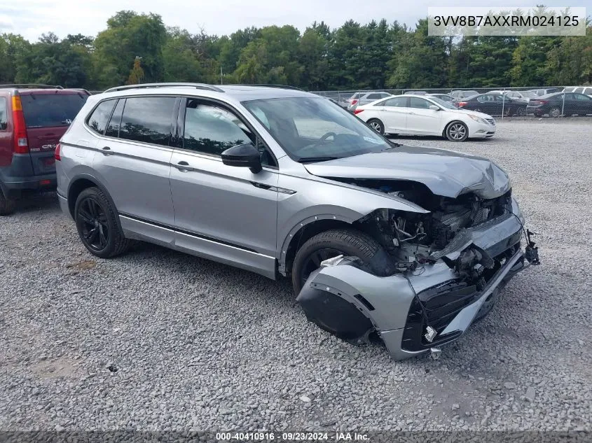 2024 Volkswagen Tiguan 2.0T Se R-Line Black/Se Black VIN: 3VV8B7AXXRM024125 Lot: 40410916