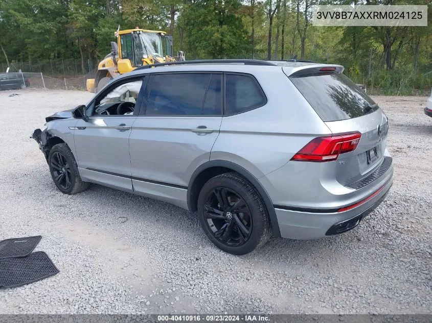 2024 Volkswagen Tiguan 2.0T Se R-Line Black/Se Black VIN: 3VV8B7AXXRM024125 Lot: 40410916