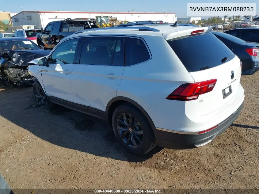 2024 Volkswagen Tiguan 2.0T Se VIN: 3VVNB7AX3RM088235 Lot: 40440500