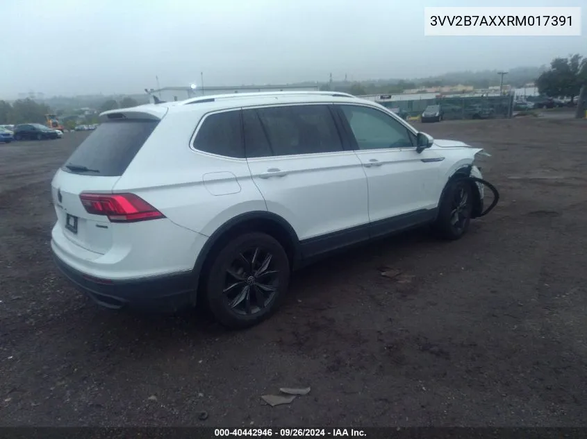 2024 Volkswagen Tiguan 2.0T Se VIN: 3VV2B7AXXRM017391 Lot: 40442946