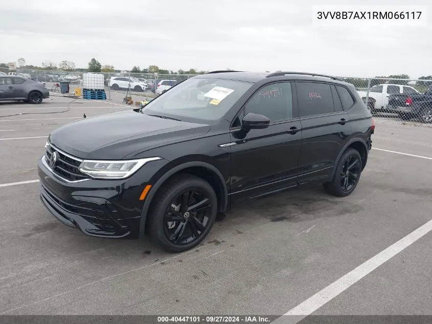 2024 Volkswagen Tiguan 2.0T Se R-Line Black VIN: 3VV8B7AX1RM066117 Lot: 40447101