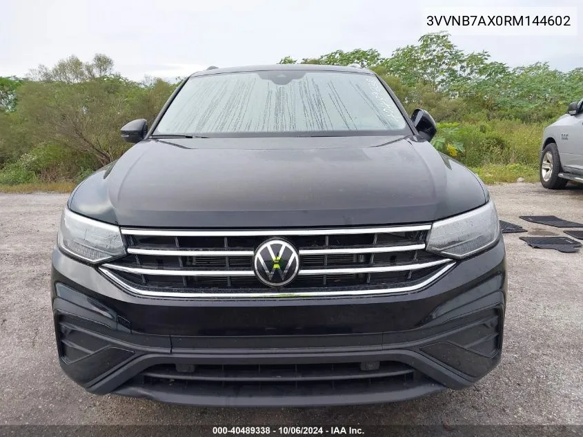 2024 Volkswagen Tiguan 2.0T Se/Wolfsburg Edition VIN: 3VVNB7AX0RM144602 Lot: 40489338