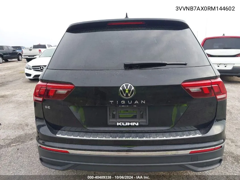 2024 Volkswagen Tiguan 2.0T Se/Wolfsburg Edition VIN: 3VVNB7AX0RM144602 Lot: 40489338