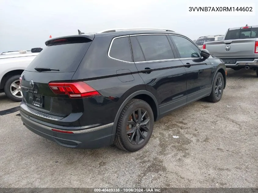 2024 Volkswagen Tiguan 2.0T Se/Wolfsburg Edition VIN: 3VVNB7AX0RM144602 Lot: 40489338