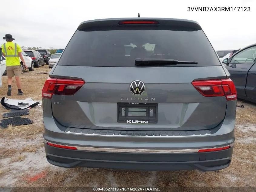 2024 Volkswagen Tiguan 2.0T Se/Wolfsburg Edition VIN: 3VVNB7AX3RM147123 Lot: 40527319