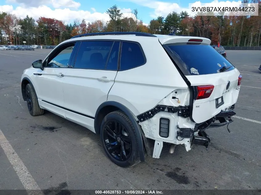 2024 Volkswagen Tiguan 2.0T Se R-Line Black/Se Black VIN: 3VV8B7AX4RM044273 Lot: 40528753