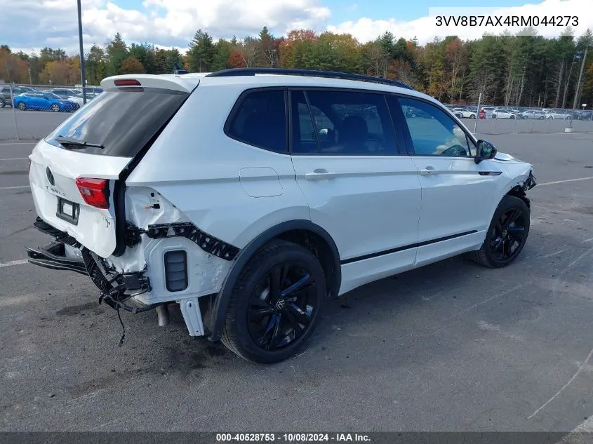 2024 Volkswagen Tiguan 2.0T Se R-Line Black/Se Black VIN: 3VV8B7AX4RM044273 Lot: 40528753