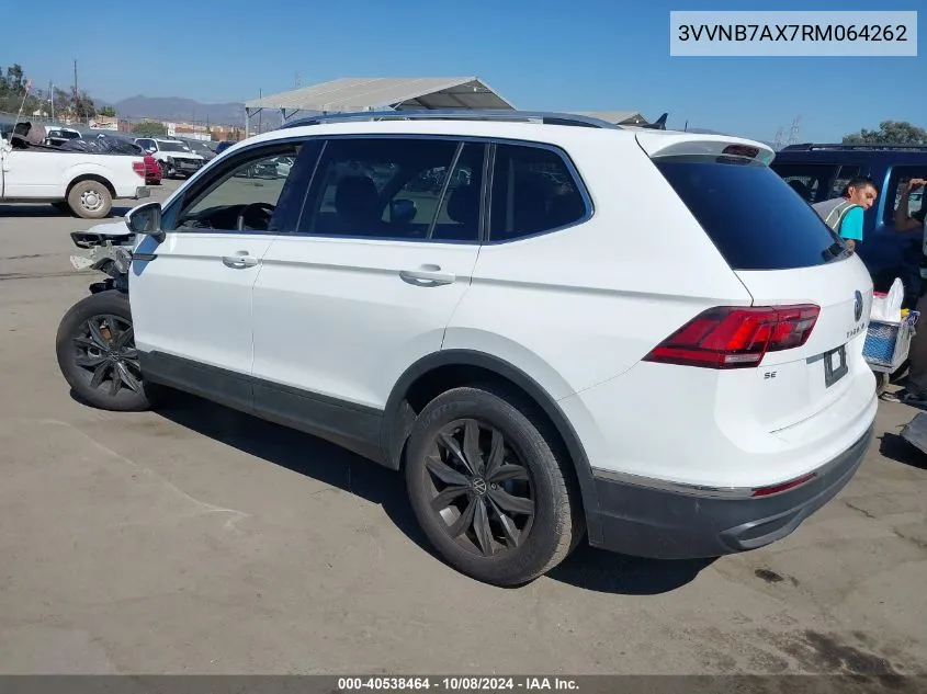 3VVNB7AX7RM064262 2024 Volkswagen Tiguan 2.0T Se