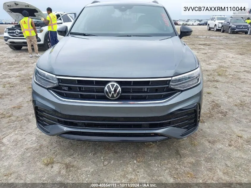 2024 Volkswagen Tiguan 2.0T Se R-Line Black/Se Black VIN: 3VVCB7AXXRM110044 Lot: 40554111