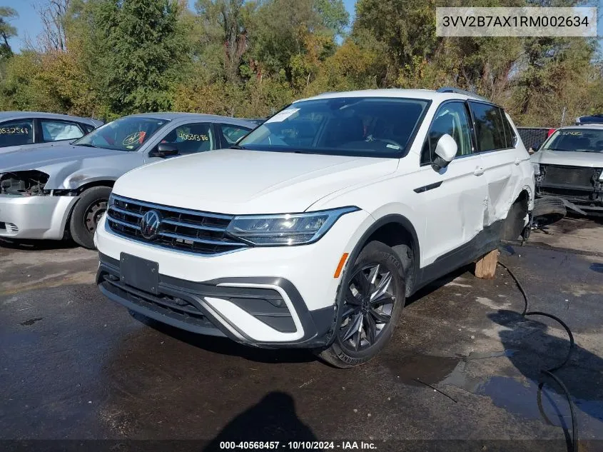 2024 Volkswagen Tiguan 2.0T Se/Wolfsburg Edition VIN: 3VV2B7AX1RM002634 Lot: 40568457