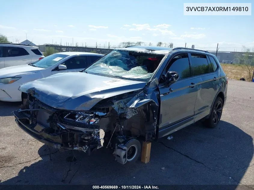 2024 Volkswagen Tiguan 2.0T Se R-Line Black/Se Black VIN: 3VVCB7AX0RM149810 Lot: 40569669