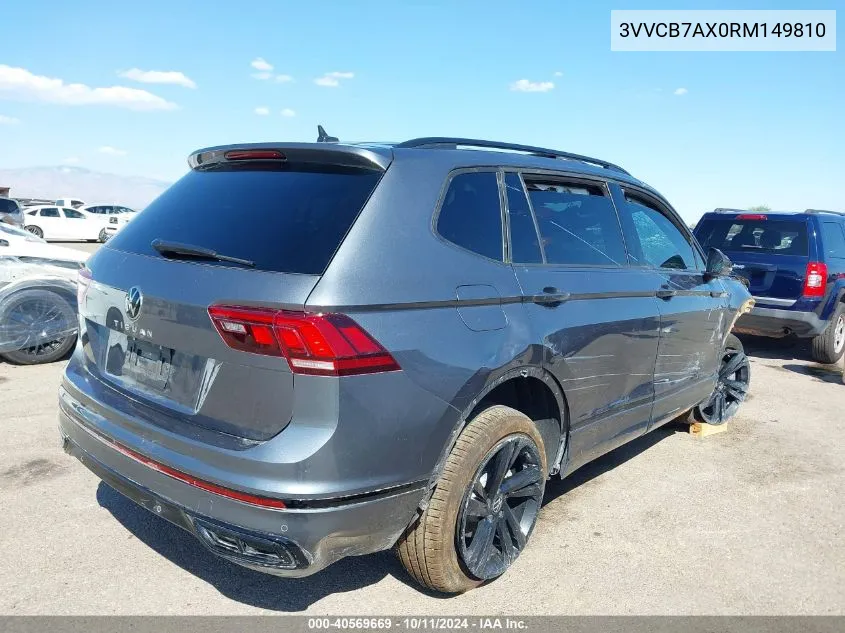 2024 Volkswagen Tiguan 2.0T Se R-Line Black/Se Black VIN: 3VVCB7AX0RM149810 Lot: 40569669