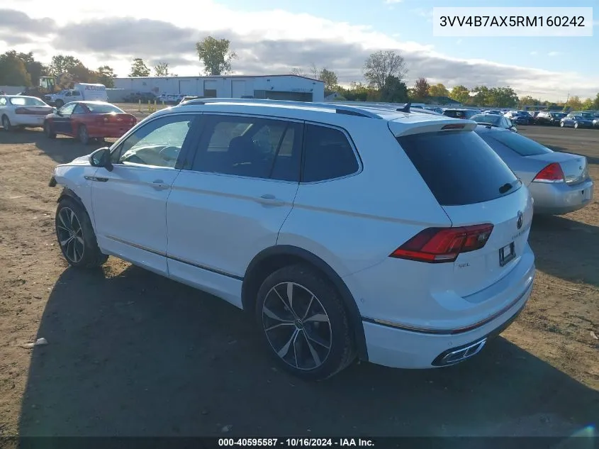 2024 Volkswagen Tiguan 2.0T Sel R-Line VIN: 3VV4B7AX5RM160242 Lot: 40595587