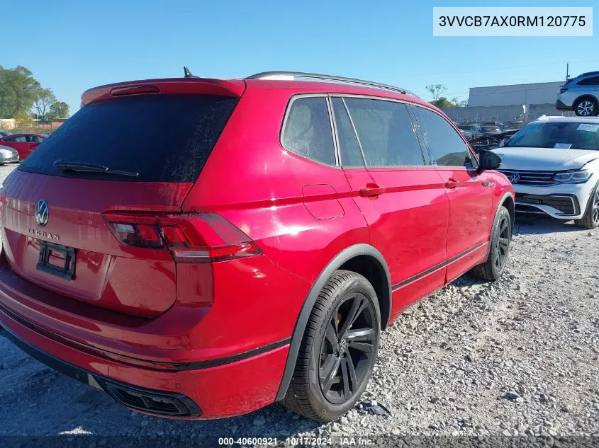 2024 Volkswagen Tiguan 2.0T Se R-Line Black/Se Black VIN: 3VVCB7AX0RM120775 Lot: 40600921