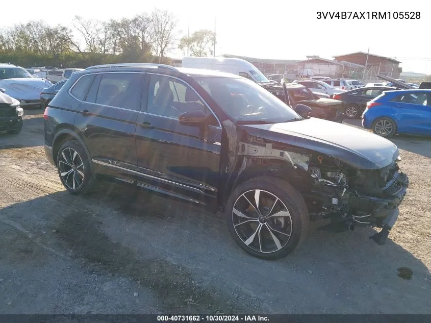 2024 Volkswagen Tiguan 2.0T Sel R-Line VIN: 3VV4B7AX1RM105528 Lot: 40731662