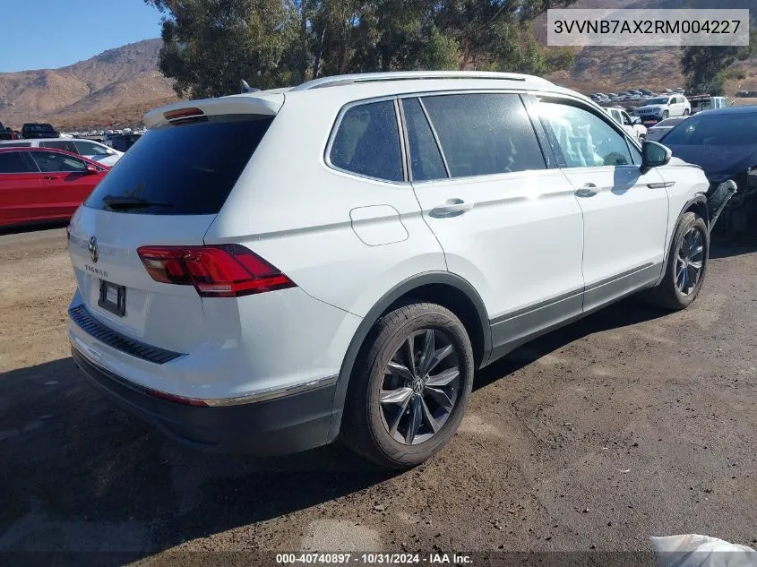 2024 Volkswagen Tiguan 2.0T Se/Wolfsburg Edition VIN: 3VVNB7AX2RM004227 Lot: 40740897