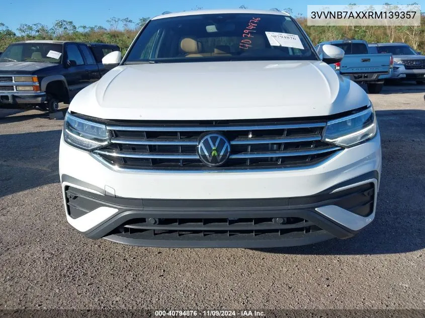 2024 Volkswagen Tiguan 2.0T Se/Wolfsburg Edition VIN: 3VVNB7AXXRM139357 Lot: 40794876