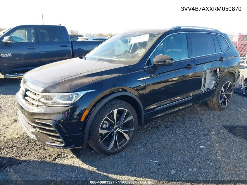 2024 Volkswagen Tiguan 2.0T Sel R-Line VIN: 3VV4B7AXXRM050870 Lot: 40801327