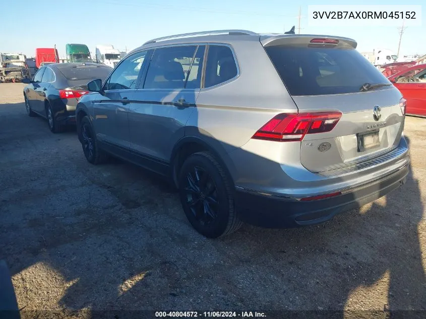 2024 Volkswagen Tiguan 2.0T Se/Wolfsburg Edition VIN: 3VV2B7AX0RM045152 Lot: 40804572