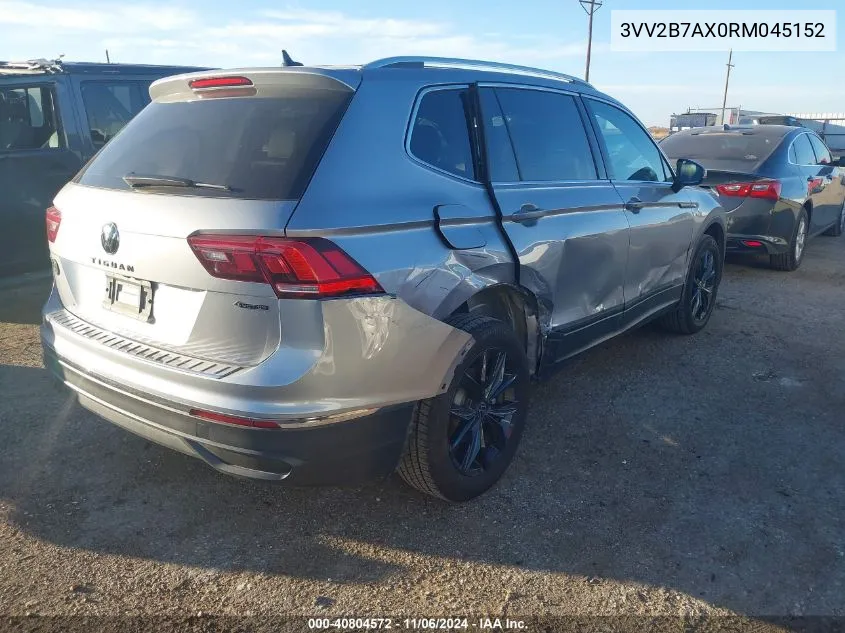 2024 Volkswagen Tiguan 2.0T Se/Wolfsburg Edition VIN: 3VV2B7AX0RM045152 Lot: 40804572