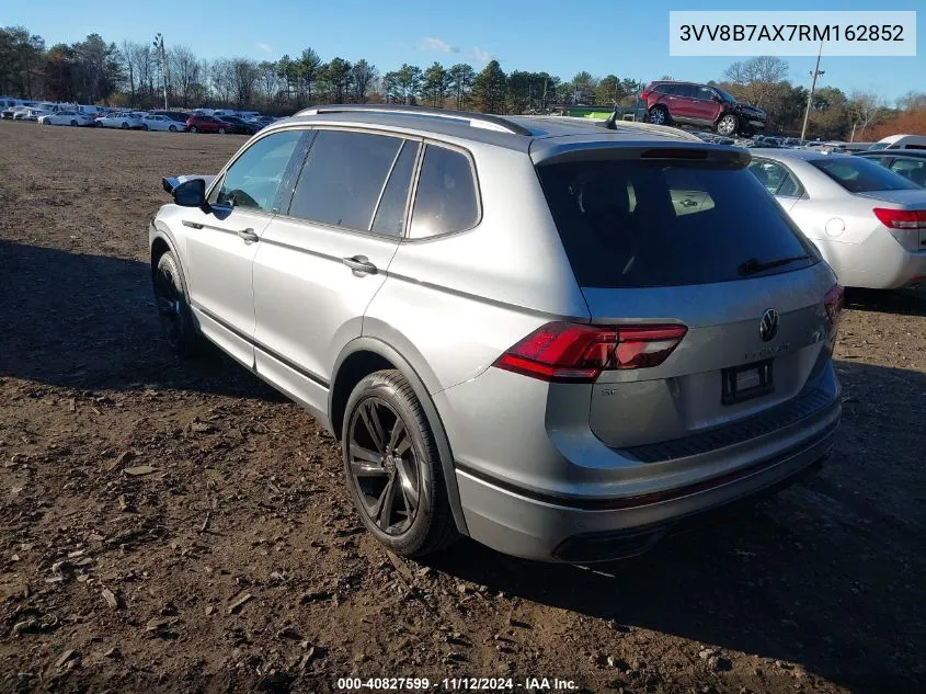 2024 Volkswagen Tiguan 2.0T Se R-Line Black VIN: 3VV8B7AX7RM162852 Lot: 40827599