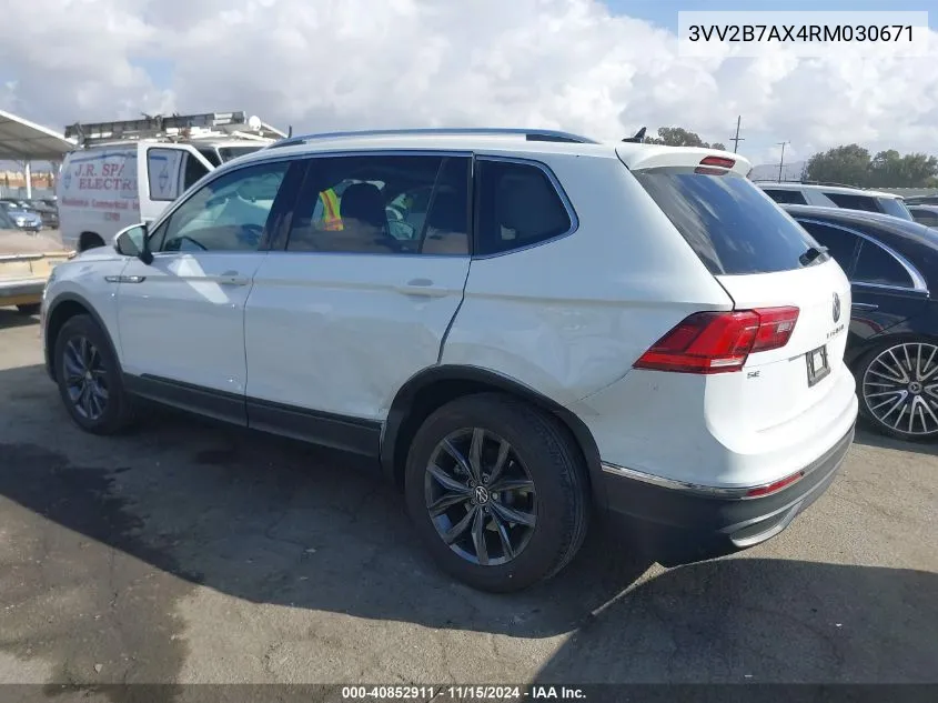 2024 Volkswagen Tiguan 2.0T Se/Wolfsburg Edition VIN: 3VV2B7AX4RM030671 Lot: 40852911