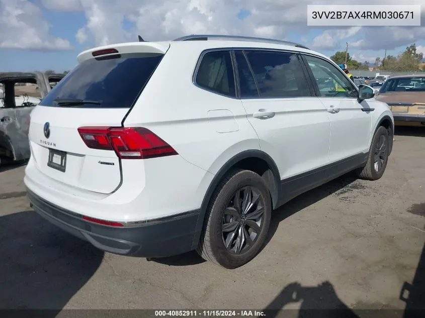 2024 Volkswagen Tiguan 2.0T Se/Wolfsburg Edition VIN: 3VV2B7AX4RM030671 Lot: 40852911