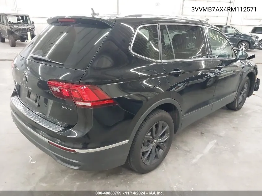 2024 Volkswagen Tiguan 2.0T Se/Wolfsburg Edition VIN: 3VVMB7AX4RM112571 Lot: 40853759