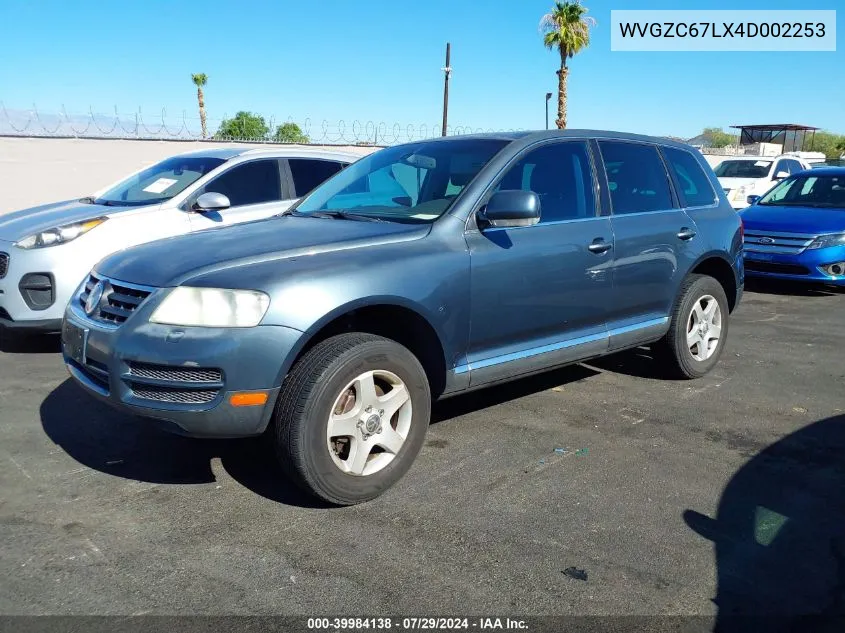 2004 Volkswagen Touareg V6 VIN: WVGZC67LX4D002253 Lot: 39984138