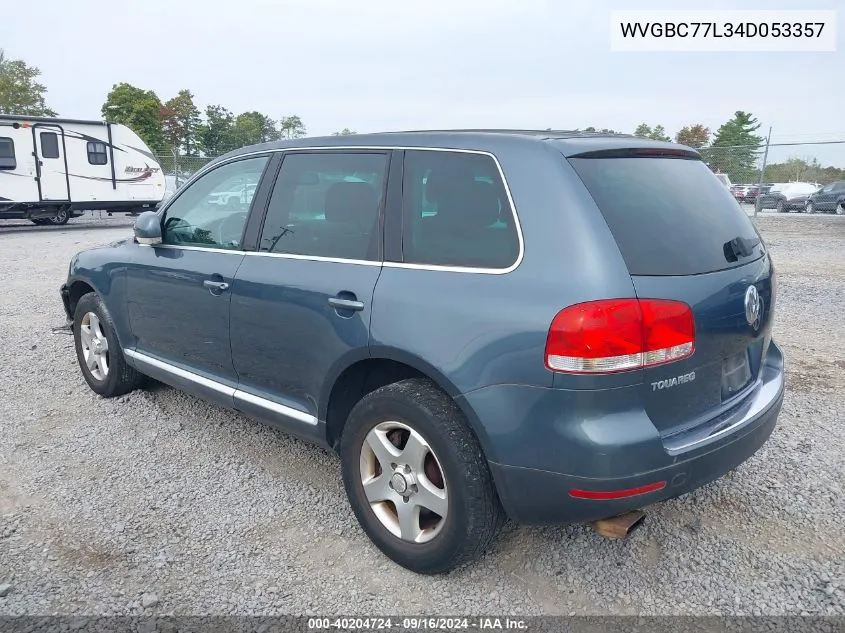 2004 Volkswagen Touareg V6 VIN: WVGBC77L34D053357 Lot: 40204724