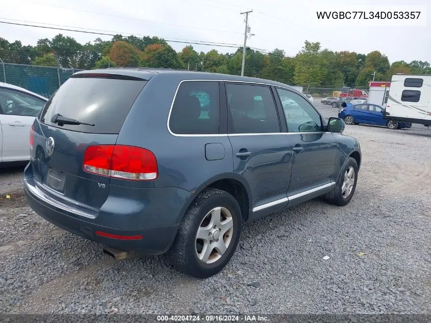 WVGBC77L34D053357 2004 Volkswagen Touareg V6