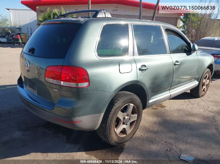 2005 Volkswagen Touareg V6 VIN: WVGZG77L15D066838 Lot: 40845426