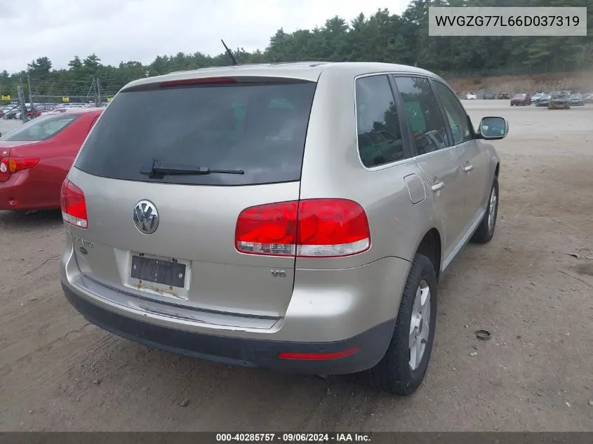 2006 Volkswagen Touareg V6 VIN: WVGZG77L66D037319 Lot: 40285757