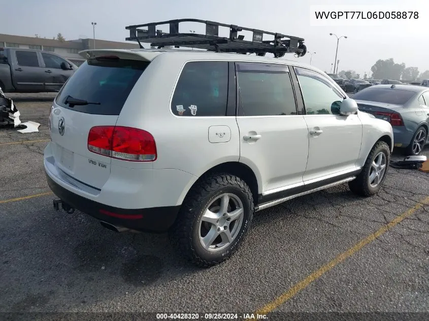 WVGPT77L06D058878 2006 Volkswagen Touareg V10 Tdi